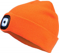 čepice s LED oranžová
