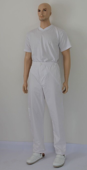 kalhoty bílé pánské