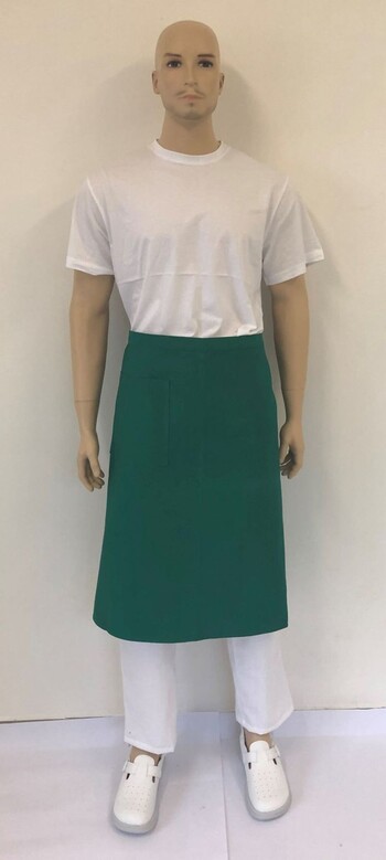 zástěra pizza dlouhá zelená